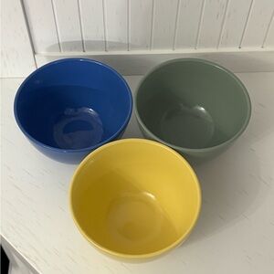 Crate & Barrel, 6 Inch Soup/Cereal Bowl, Set of 3, Kitchen, Home, Dinnerware